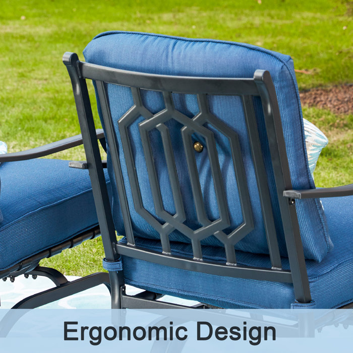 Red Barrel Studio® Deimer Patio Chair with Cushions & Reviews Wayfair